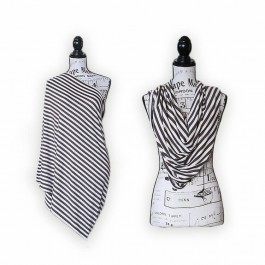 Nursing Scarf Cover - stripe