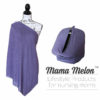 Mama Melon™ Nursing Cover mottled purple