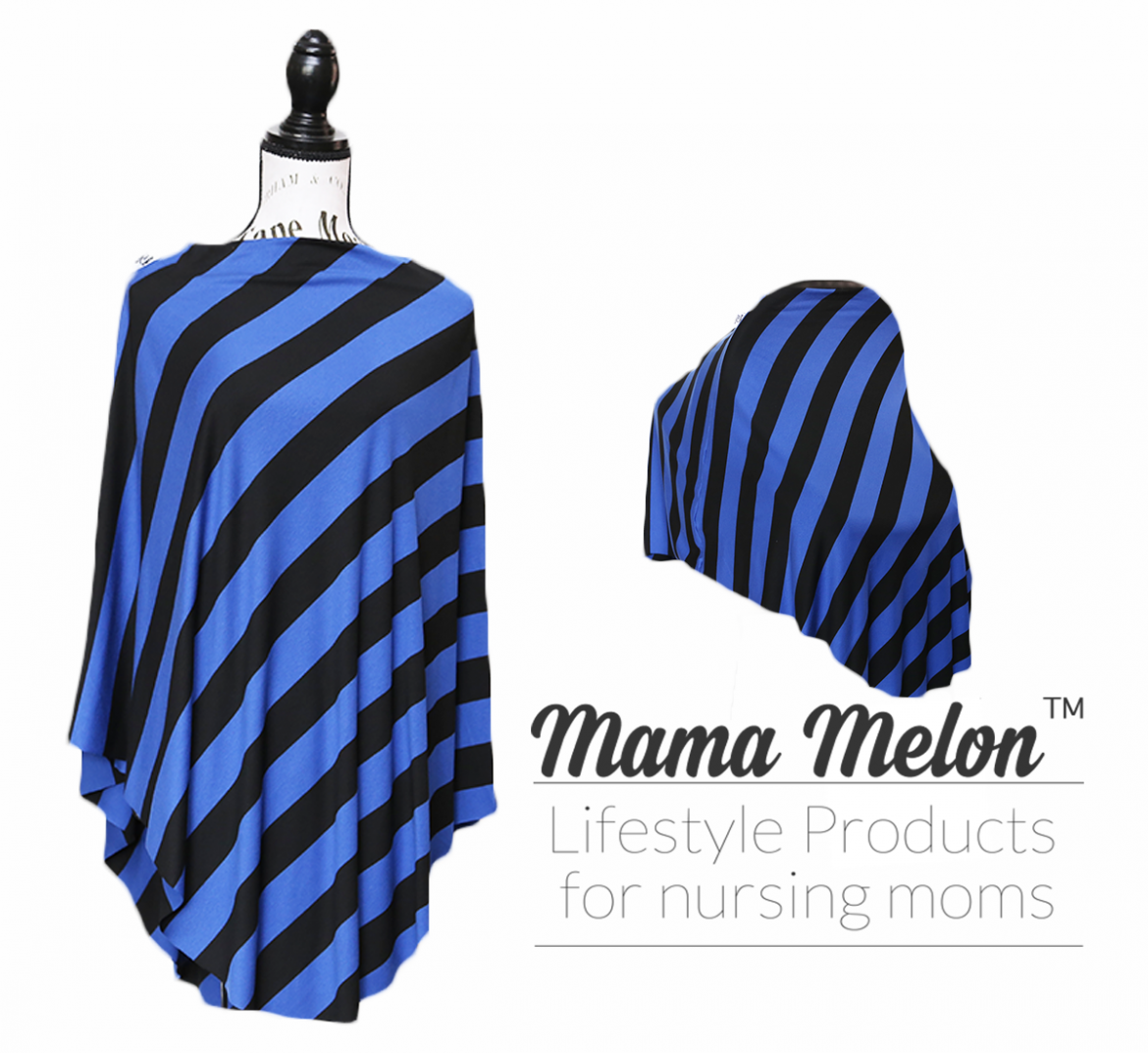 nursing poncho, nursing cover, breastfeeding cover Mama Melon