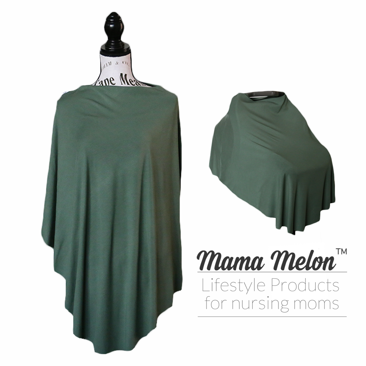 Nursing Poncho Mama Melon™ / Breastfeeding Cover & Co.