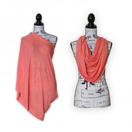 Nursing Scarf Cover - coral