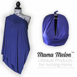 Nursing Cover - dark purple