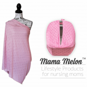 nursing cover light pink with dots121car seat cover